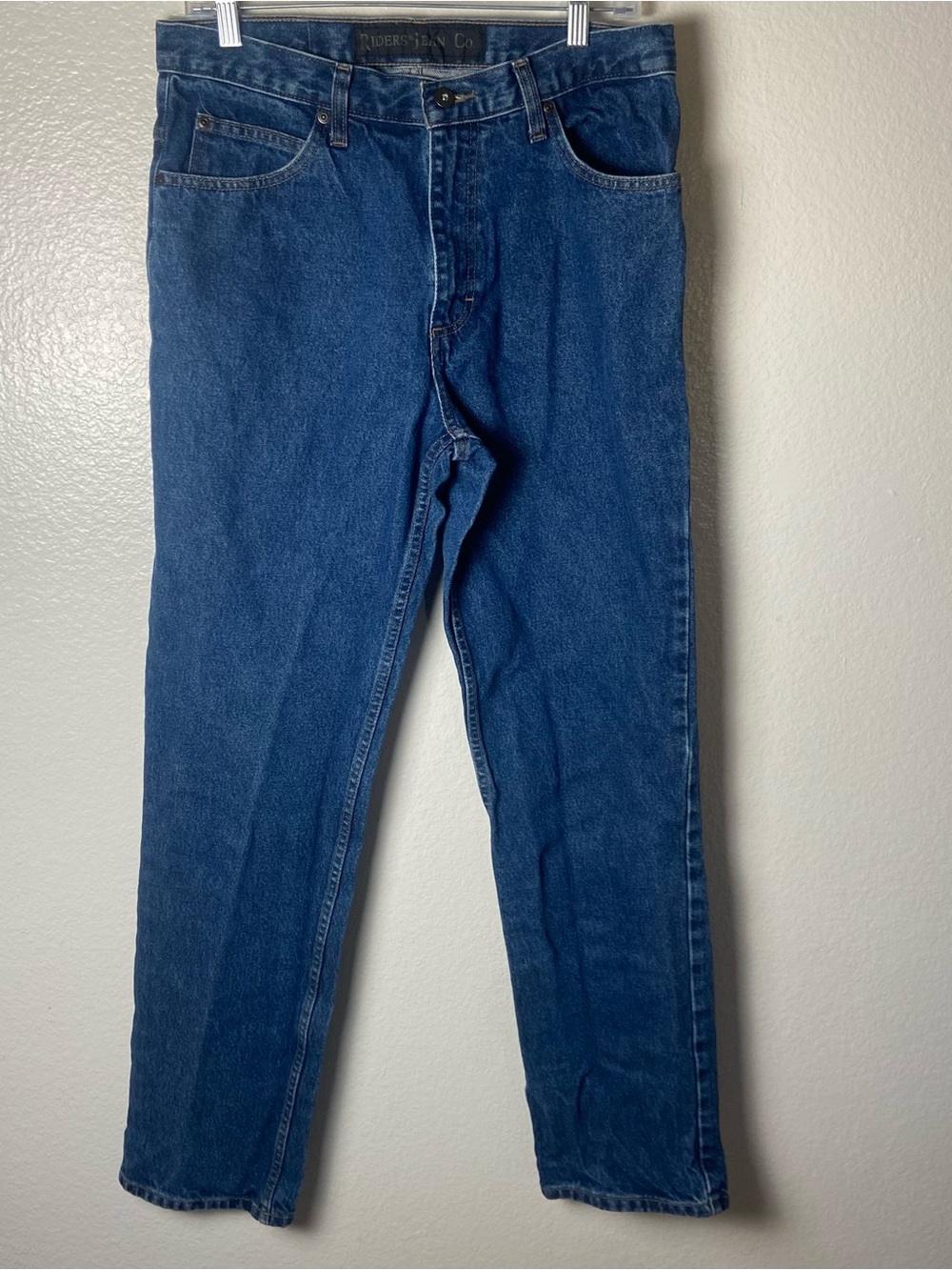 Riders by Lee Men's Dark Blue Straight Jeans